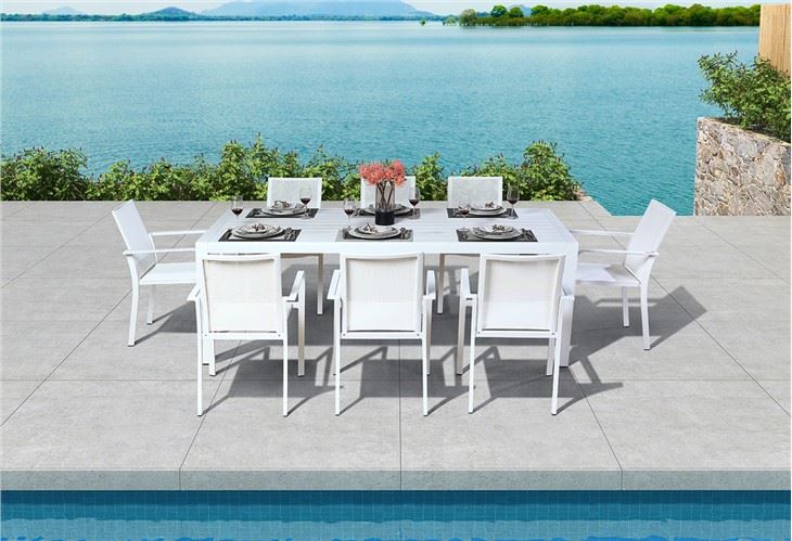 Mesa de Jardim Cadeira ao ar livre Mediterrâneo Dinning