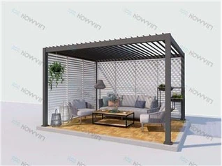 Pergola de Alumínio Preto